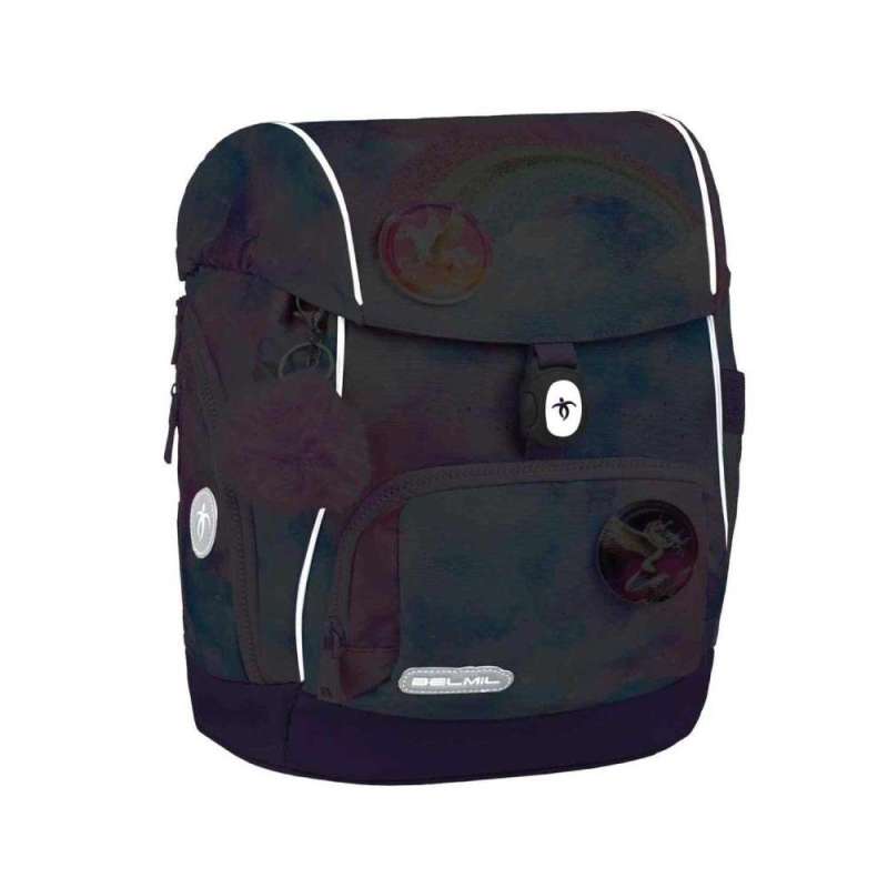 BELMIL Schulranzen COMPACT PLUS Set 5 tlg - Moonlight reflektierend