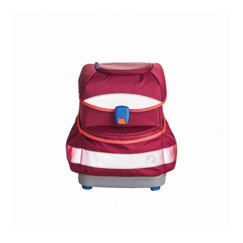 FINKID Schulranzen BUDDY CLASSIC - beet red/chili reflektierend