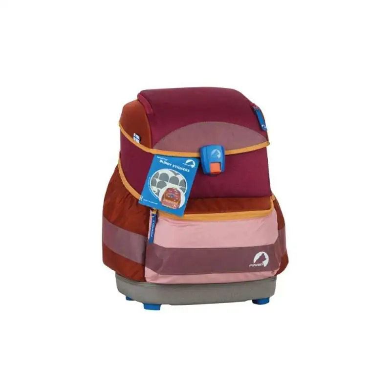 FINKID Schulranzen EKO SMART - berry mix Packung reflektierender Buddy Sticker