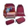 FINKID Schulranzen EKO SPORT 4 tlg - berry mix Set