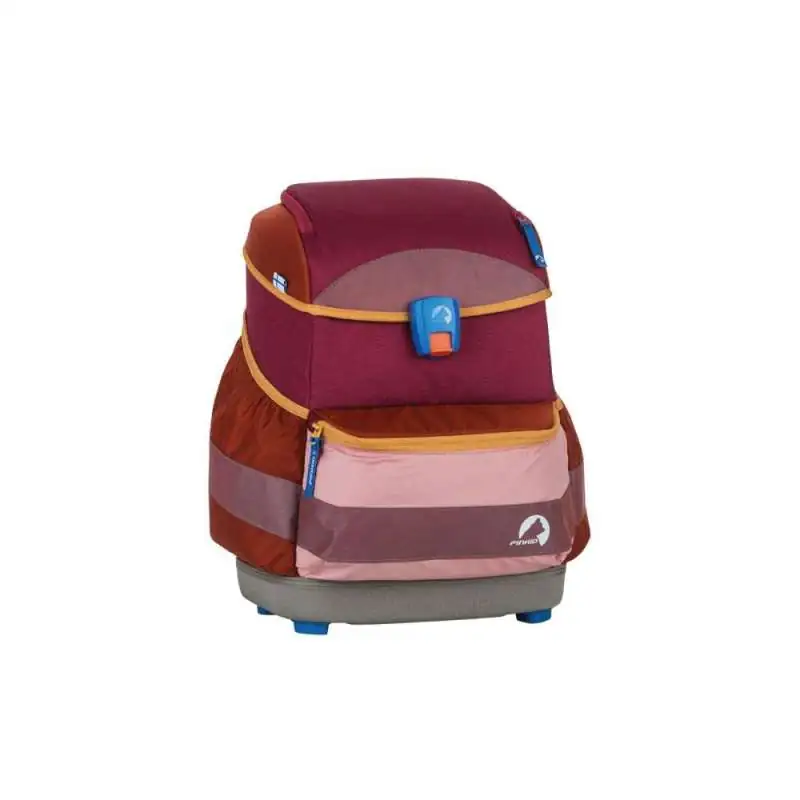 FINKID Schulranzen EKO SPORT 4 tlg - berry mix seitliche Front