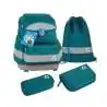 FINKID Schulranzen EKO SPORT 4 tlg - deep jungle/mosaic Set