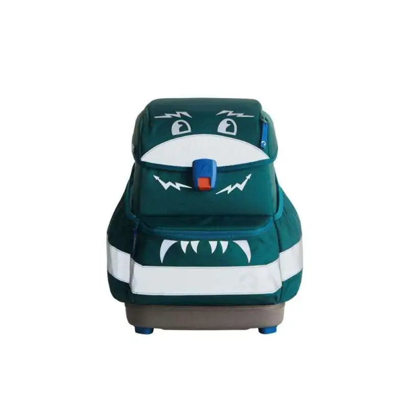 FINKID Schulranzen EKO SPORT 4 tlg - deep jungle/mosaic mit reflektierenden Buddy Stickern