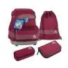 FINKID Schulranzen EKO SPORT 4 tlg - wild berry/purple Set