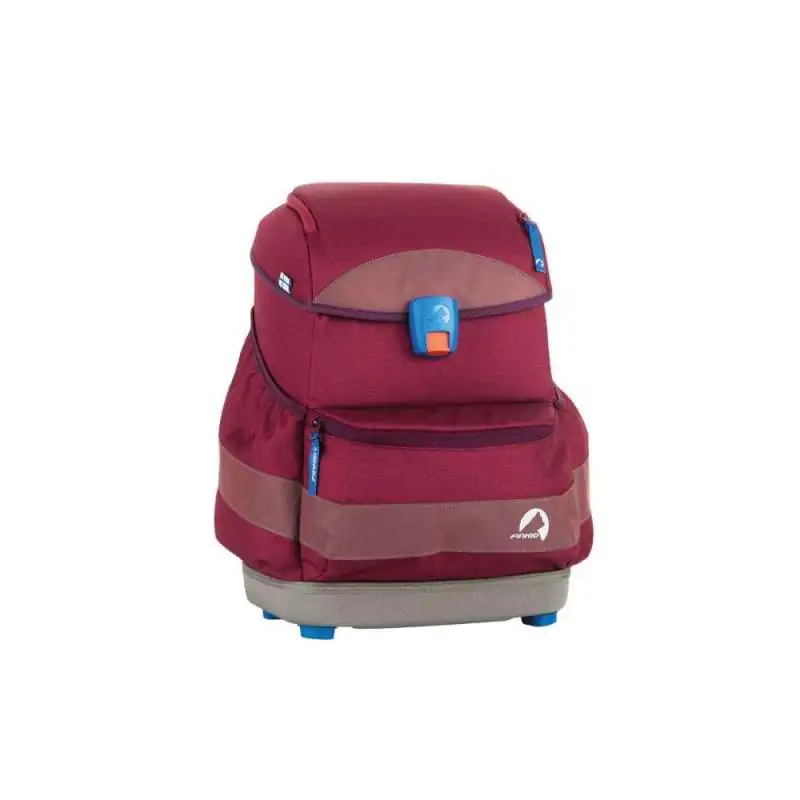 FINKID Schulranzen EKO SPORT 4 tlg - wild berry/purple seitliche Front