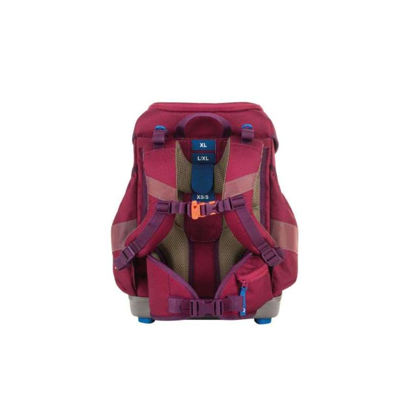 FINKID Schulranzen EKO SPORT 4 tlg - wild berry/purple Rückansicht