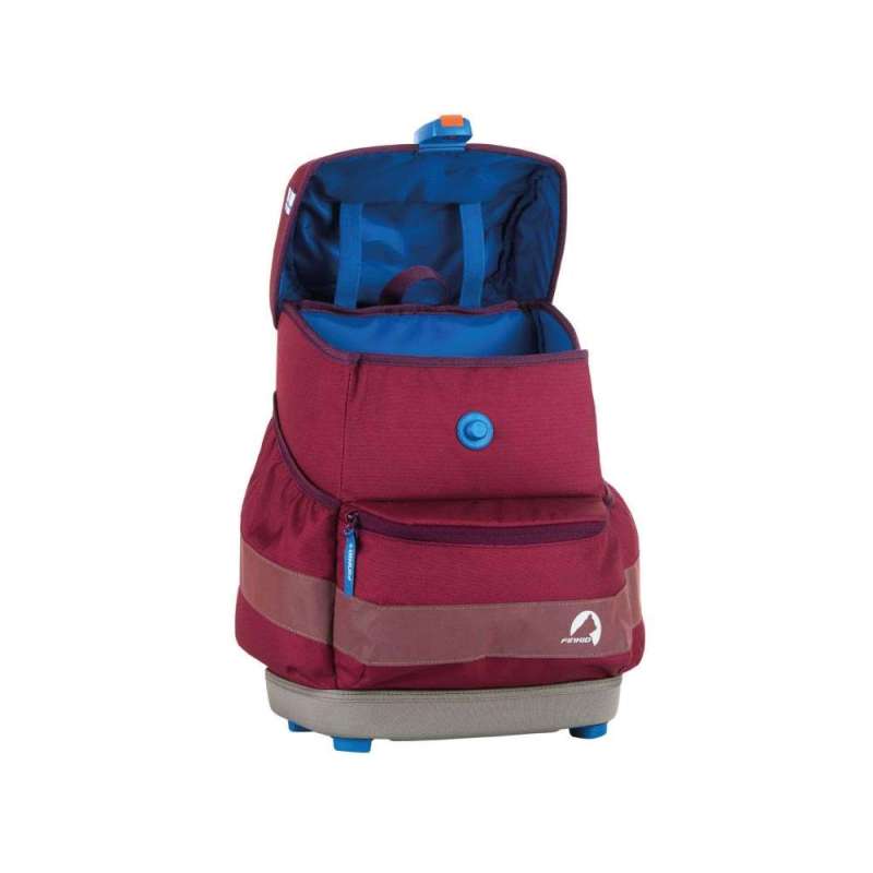 FINKID Schulranzen EKO SPORT 4 tlg - wild berry/purple offen Front
