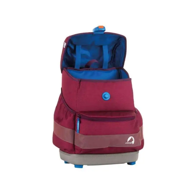 FINKID Schulranzen EKO SPORT 4 tlg - wild berry/purple offen Front