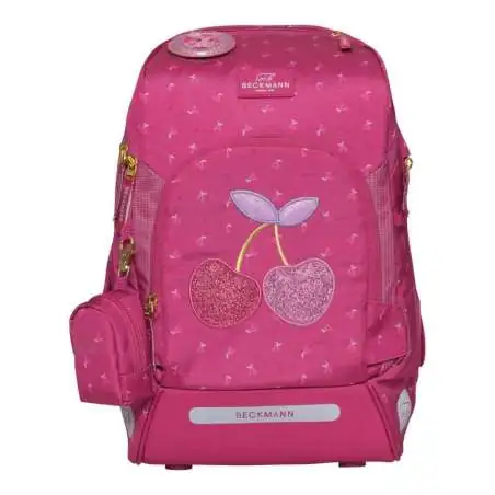 BECKMANN Schulranzen Active Air FLX 6 tlg - Cherry Front