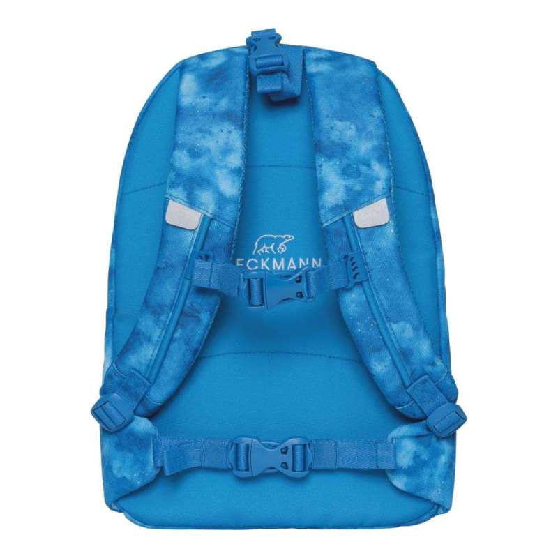 BECKMANN Schulranzen Active Air FLX 6 tlg - Ocean Brottasche Rückansicht