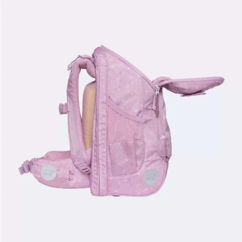 BECKMANN Schulranzen Active Air FLX 6 tlg - Rosie oberes Fach geöffnet seitlich