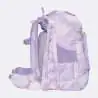 BECKMANN Schulranzen Active Air FLX 6 tlg - Unicorn Princess Purple seitlich geöffnet