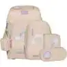 BECKMANN Schulranzen Active Air FLX 6 tlg - Yellow Rainbow