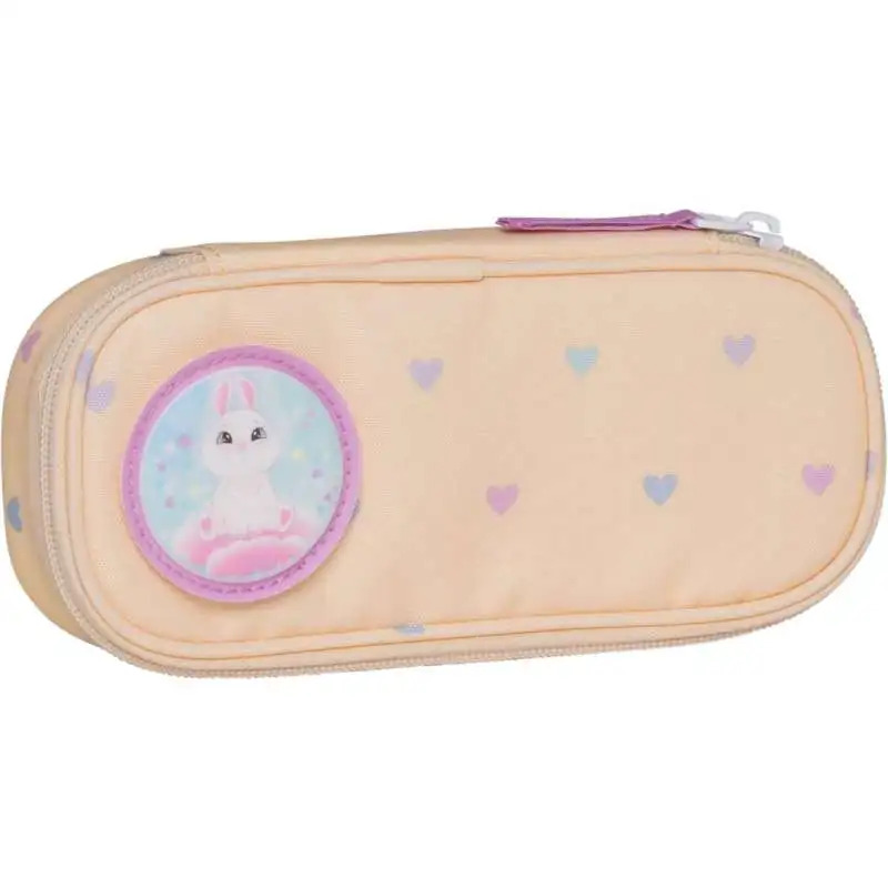 BECKMANN Schulranzen Active Air FLX 6 tlg - Yellow Rainbow Faulenzermäppchen