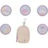 BECKMANN Schulranzen Active Air FLX 6 tlg - Yellow Rainbow Buttons