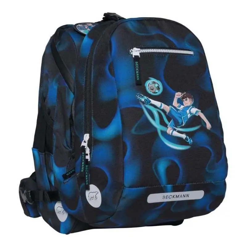 BECKMANN Schulranzen ACTIVE AIR FLX 6 tlg - Magic League Schulranzen mit Brottasche
