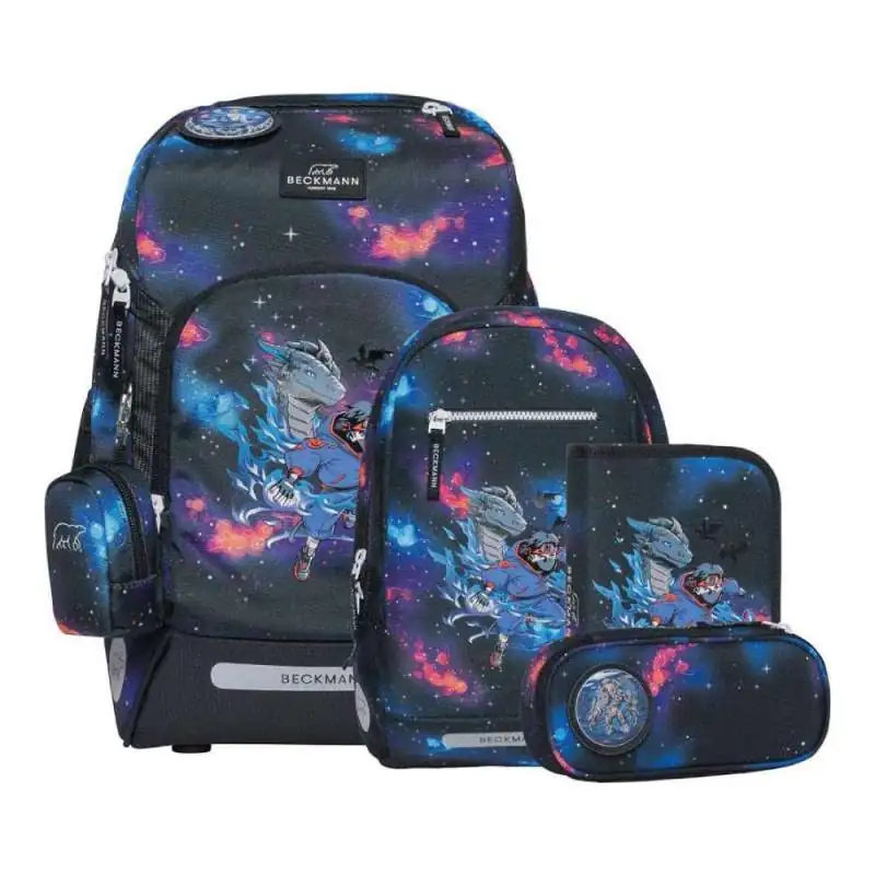 BECKMANN Schulranzen ACTIVE AIR FLX 6 tlg - Ninja