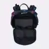 BECKMANN Schulranzen ACTIVE AIR FLX 6 tlg - Ninja oberes Fach geöffnet leer