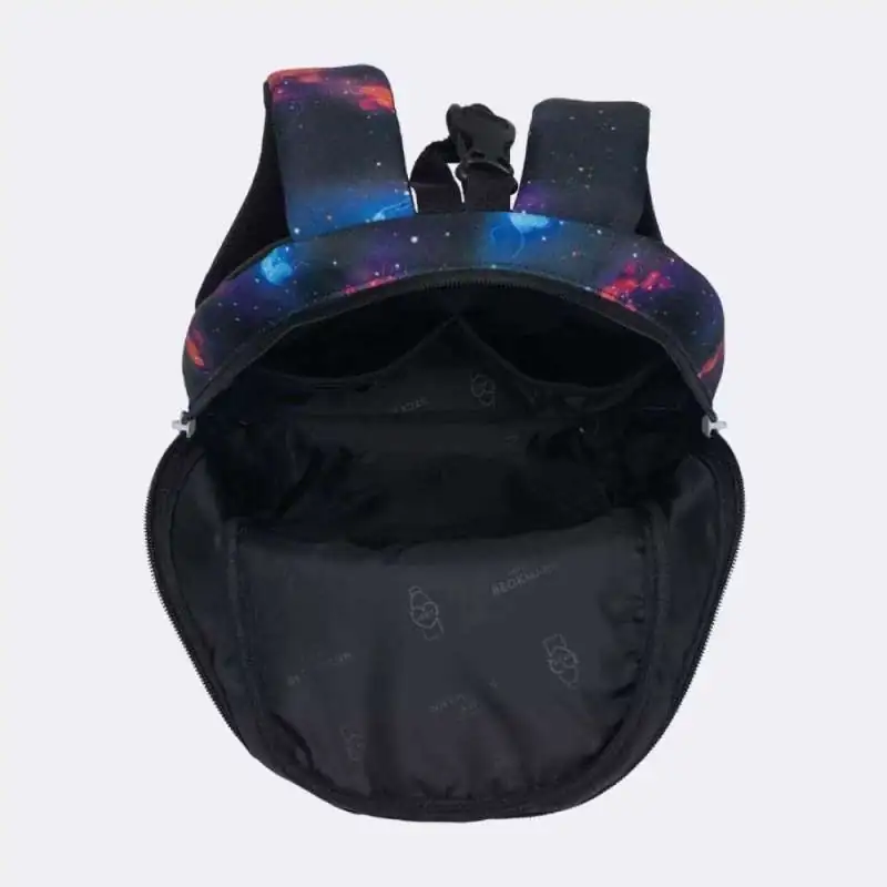 BECKMANN Schulranzen ACTIVE AIR FLX 6 tlg - Ninja Brottasche geöffnet leer