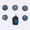 BECKMANN Schulranzen ACTIVE AIR FLX 6 tlg - Ninja Buttons