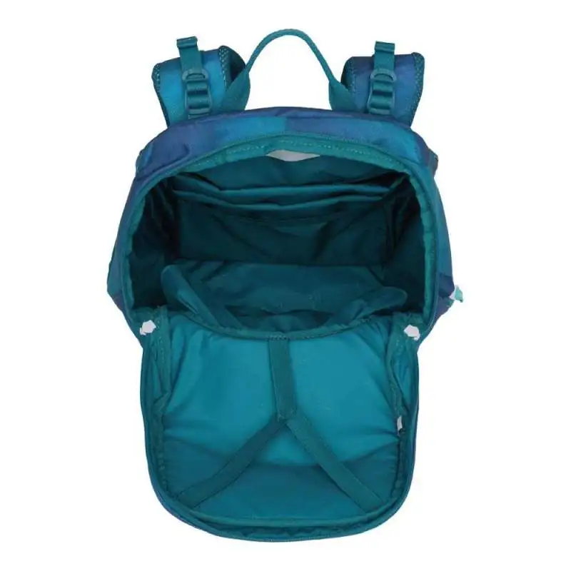 BECKMANN Schulranzen ACTIVE AIR FLX 6 tlg - Racing oberes Fach leer