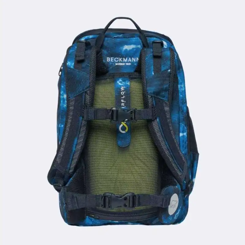 BECKMANN Schulranzen ACTIVE AIR FLX 6 tlg - Tech Rex Rückansicht