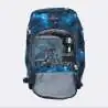 BECKMANN Schulranzen ACTIVE AIR FLX 6 tlg - Tech Rex Front geöffnet