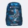 BECKMANN Schulranzen ACTIVE AIR FLX 6 tlg - Tech Rex Brottasche