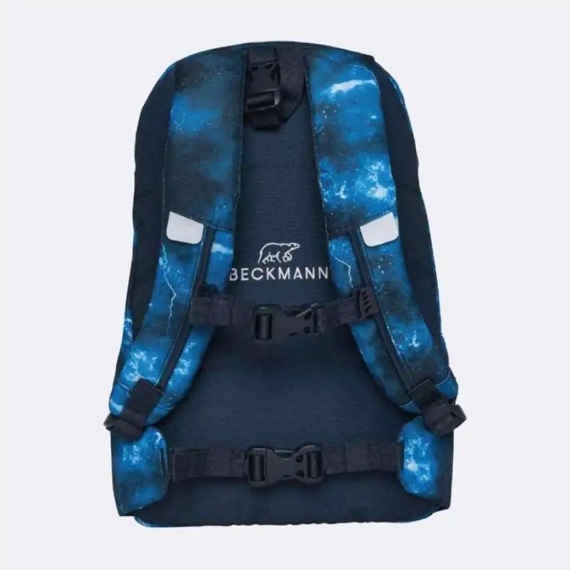 BECKMANN Schulranzen ACTIVE AIR FLX 6 tlg - Tech Rex Brottasche Rückansicht