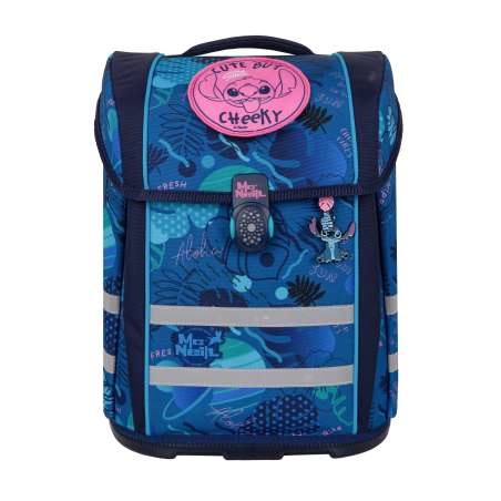 MC NEILL Schulranzen PERFECTO DISNEY Set 5 tlg - Stitch Front