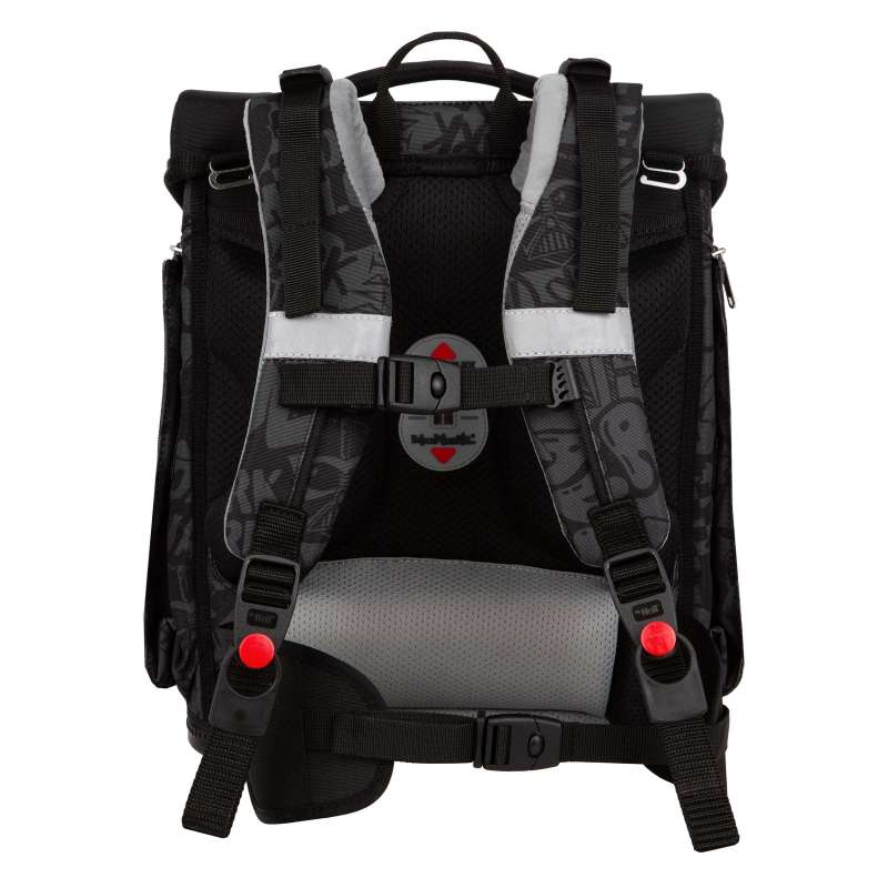 MC NEILL Schulranzen PERFECTO DISNEY Set 5 tlg - Darth Vader Rückansicht