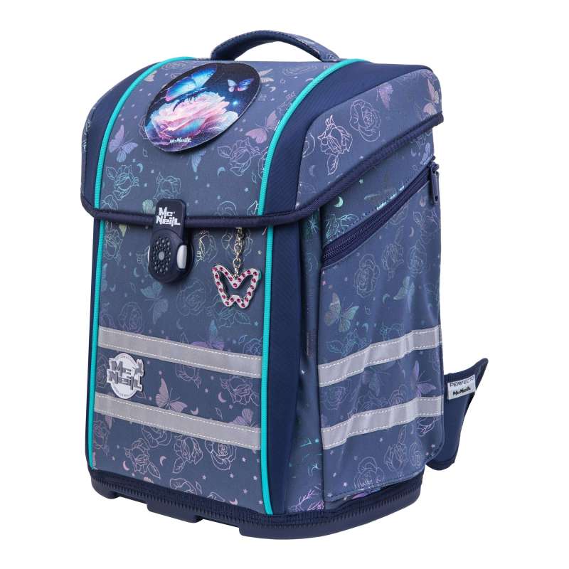 MC NEILL Schulranzen-Set PERFECTO 5 tlg - Roses seitliche Front