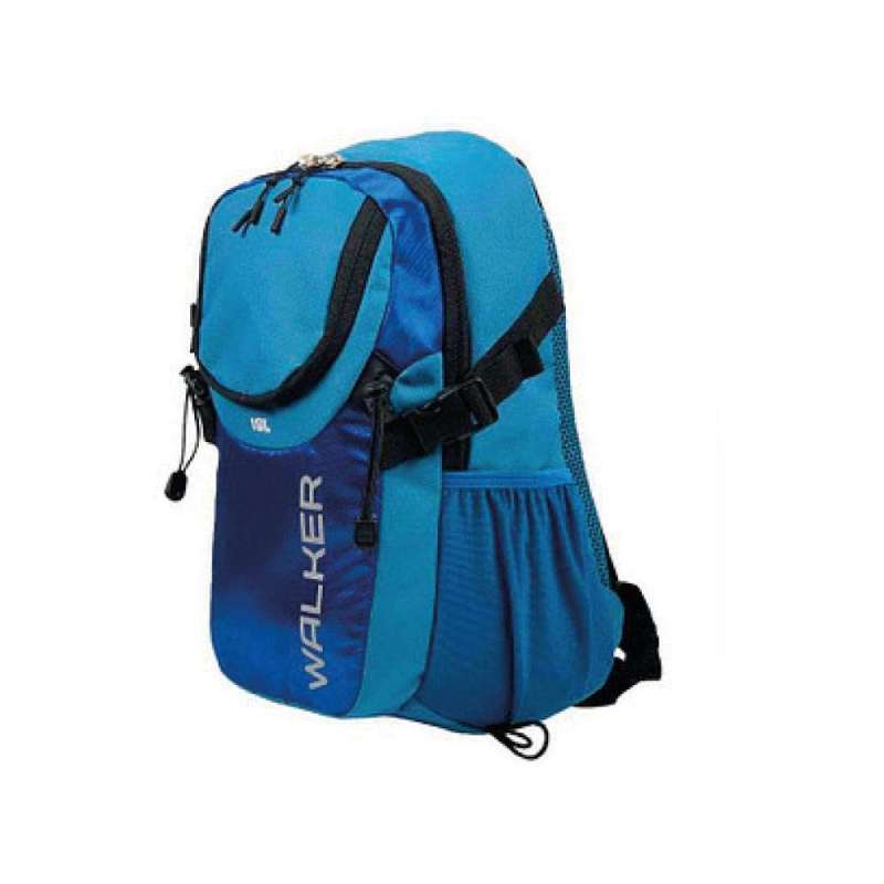 WALKER Schulrucksack - Blau seitlich