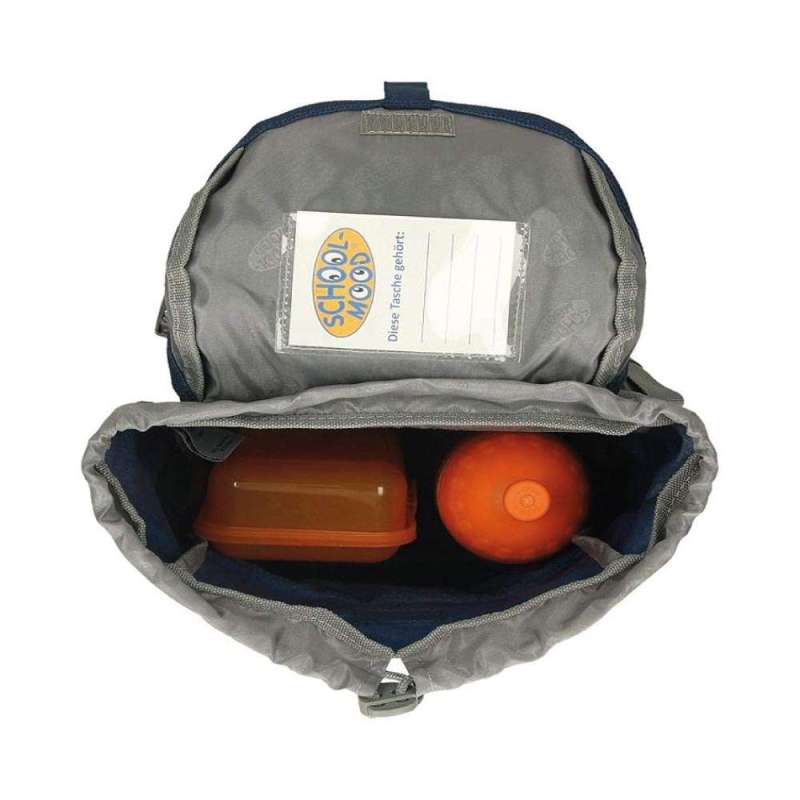 SCHOOL MOOD Kindergartenrucksack KIDDY - Noah Fußball offen gefüllt