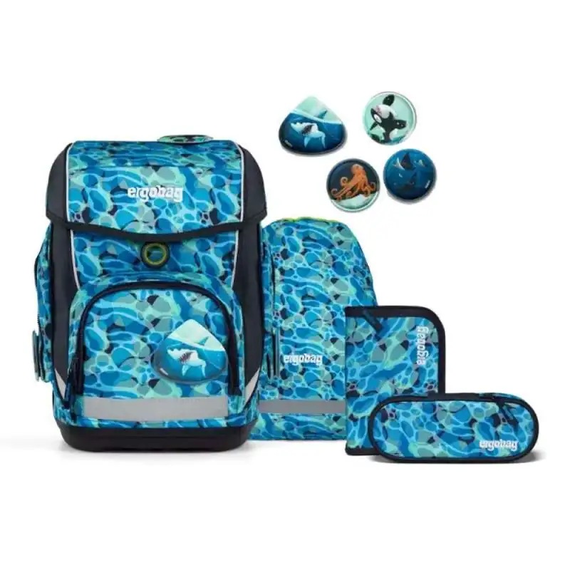 ERGOBAG Schulranzen Set 5 tlg CUBO - AbtauchBär