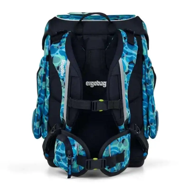 ERGOBAG Schulranzen Set 5 tlg CUBO - AbtauchBär Rückansicht