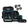 ERGOBAG Schulranzen Set 5 tlg CUBO - Bärdetektiv