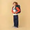 ERGOBAG Schulranzen Set 5 tlg CUBO - Bärdetektiv Kind mit Schulranzen Front