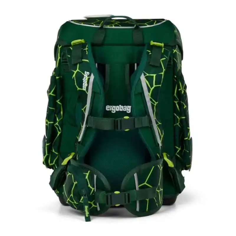 ERGOBAG Schulranzen Set 5 tlg CUBO - BärRex Rückansicht