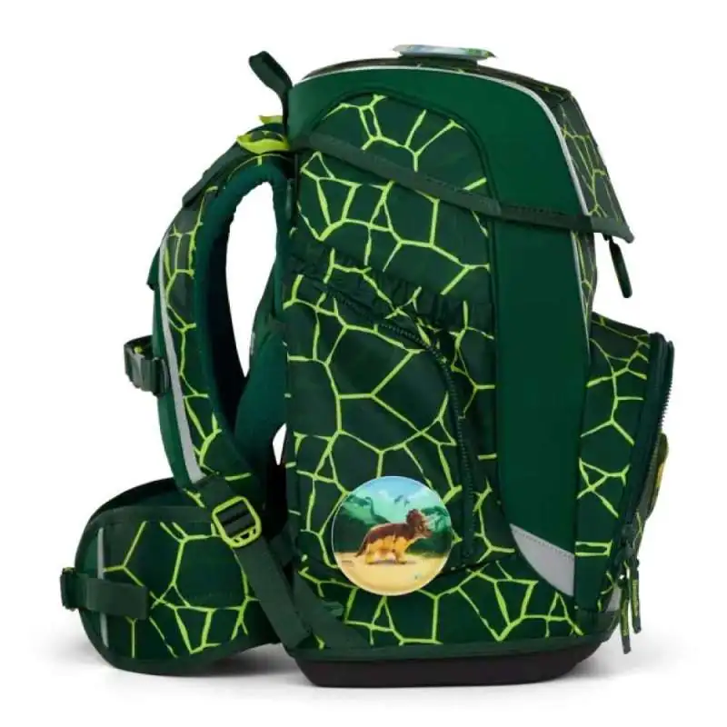 ERGOBAG Schulranzen Set 5 tlg CUBO - BärRex rechte Seite
