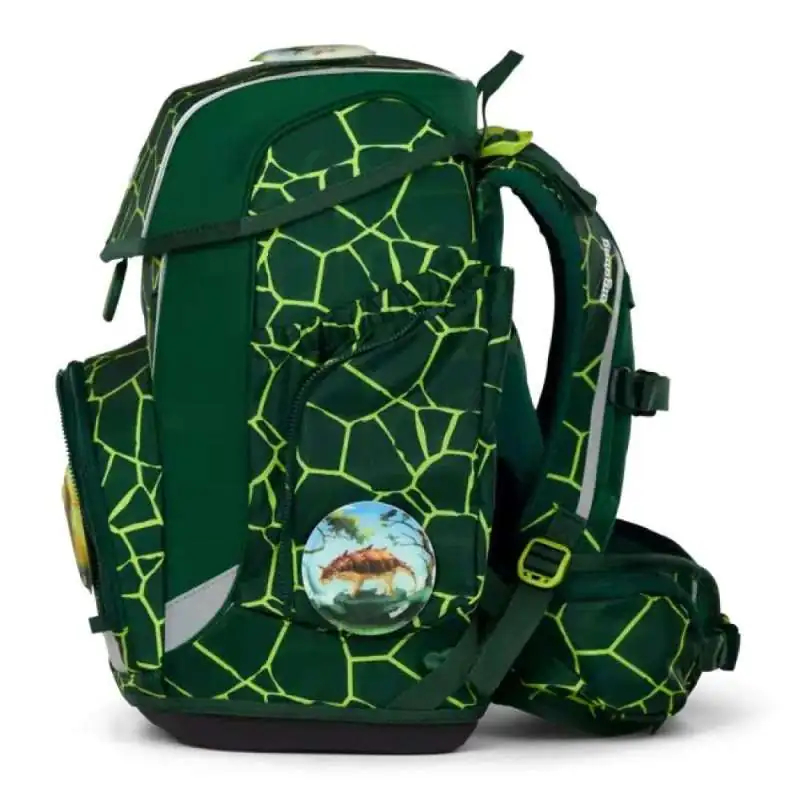 ERGOBAG Schulranzen Set 5 tlg CUBO - BärRex linke Seite