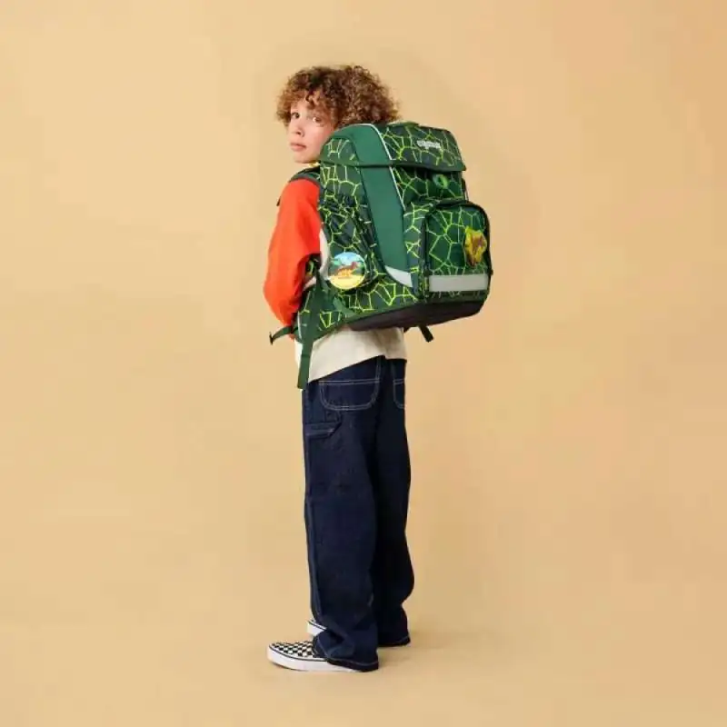 ERGOBAG Schulranzen Set 5 tlg CUBO - BärRex Rückansicht