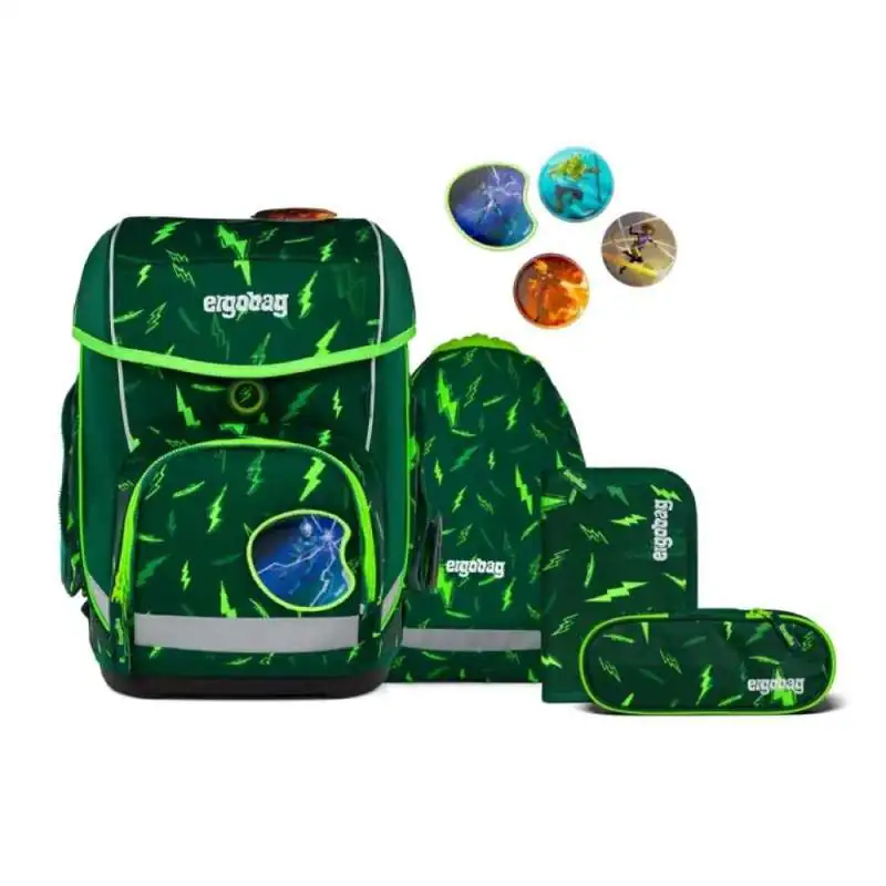ERGOBAG Schulranzen Set 5 tlg CUBO - Bärtastisch