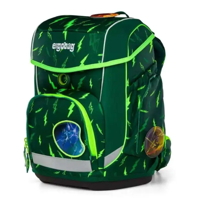 ERGOBAG Schulranzen Set 5 tlg CUBO - Bärtastisch seitlich Front