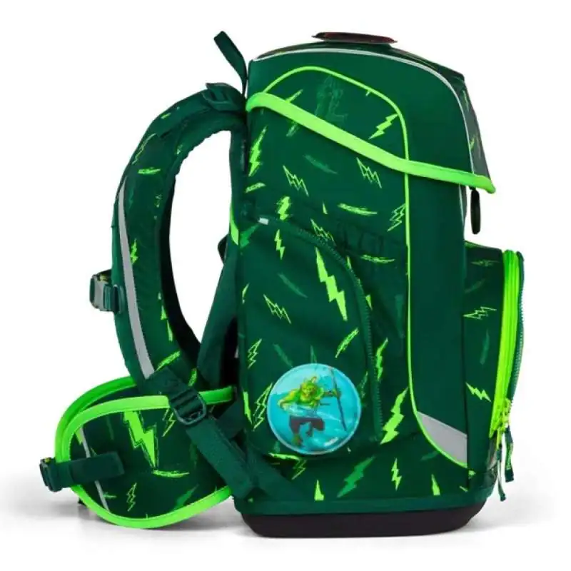 ERGOBAG Schulranzen Set 5 tlg CUBO - Bärtastisch rechte Seite