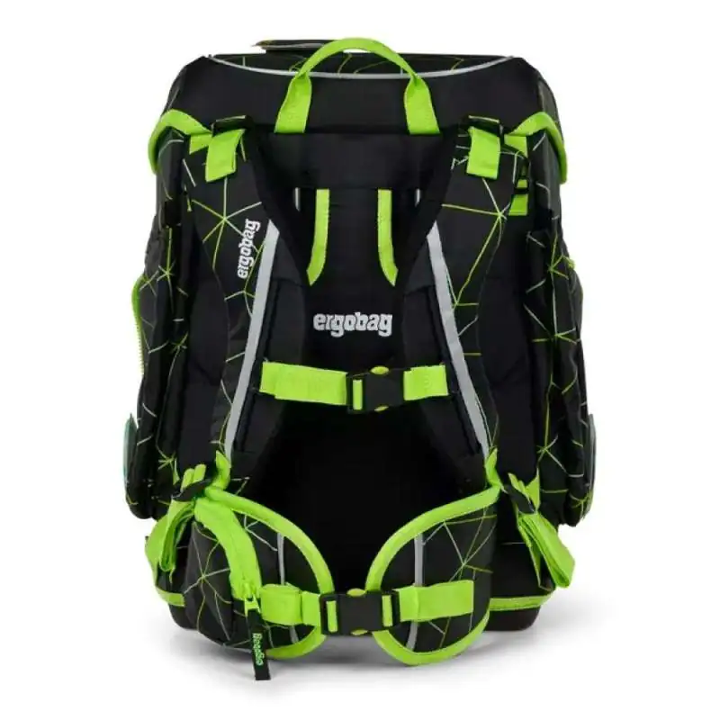 ERGOBAG Schulranzen Set 5 tlg CUBO - CyBär Race Rückansicht