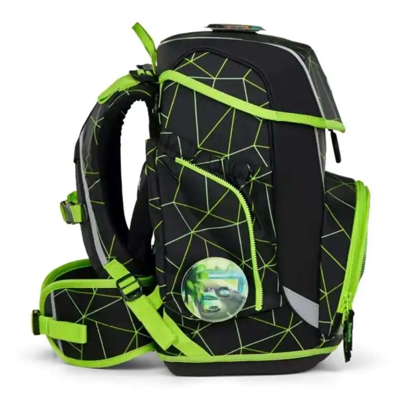 ERGOBAG Schulranzen Set 5 tlg CUBO - CyBär Race rechte Seite