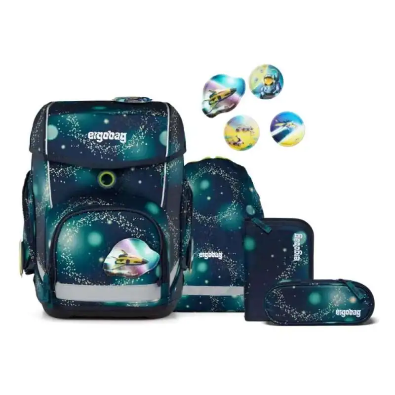 ERGOBAG Schulranzen Set 5 tlg CUBO - RaumfahrBär