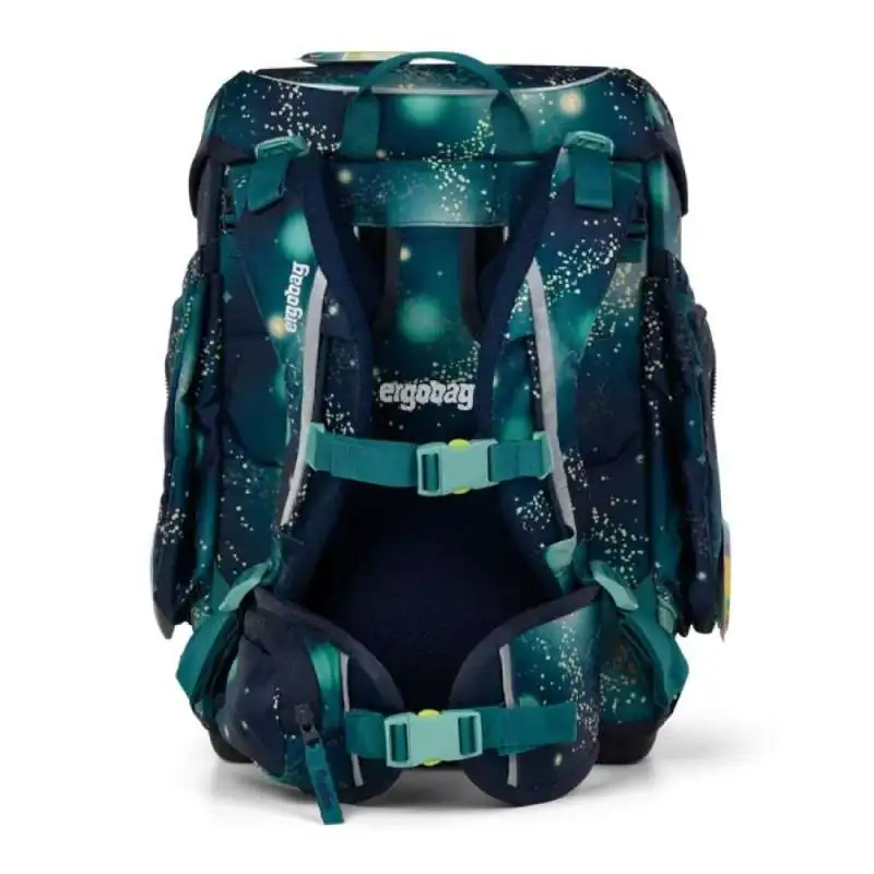 ERGOBAG Schulranzen Set 5 tlg CUBO - RaumfahrBär Rückansicht