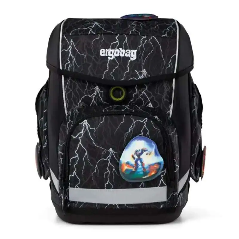 ERGOBAG Schulranzen Set 5 tlg CUBO - Super ReflektBär Front